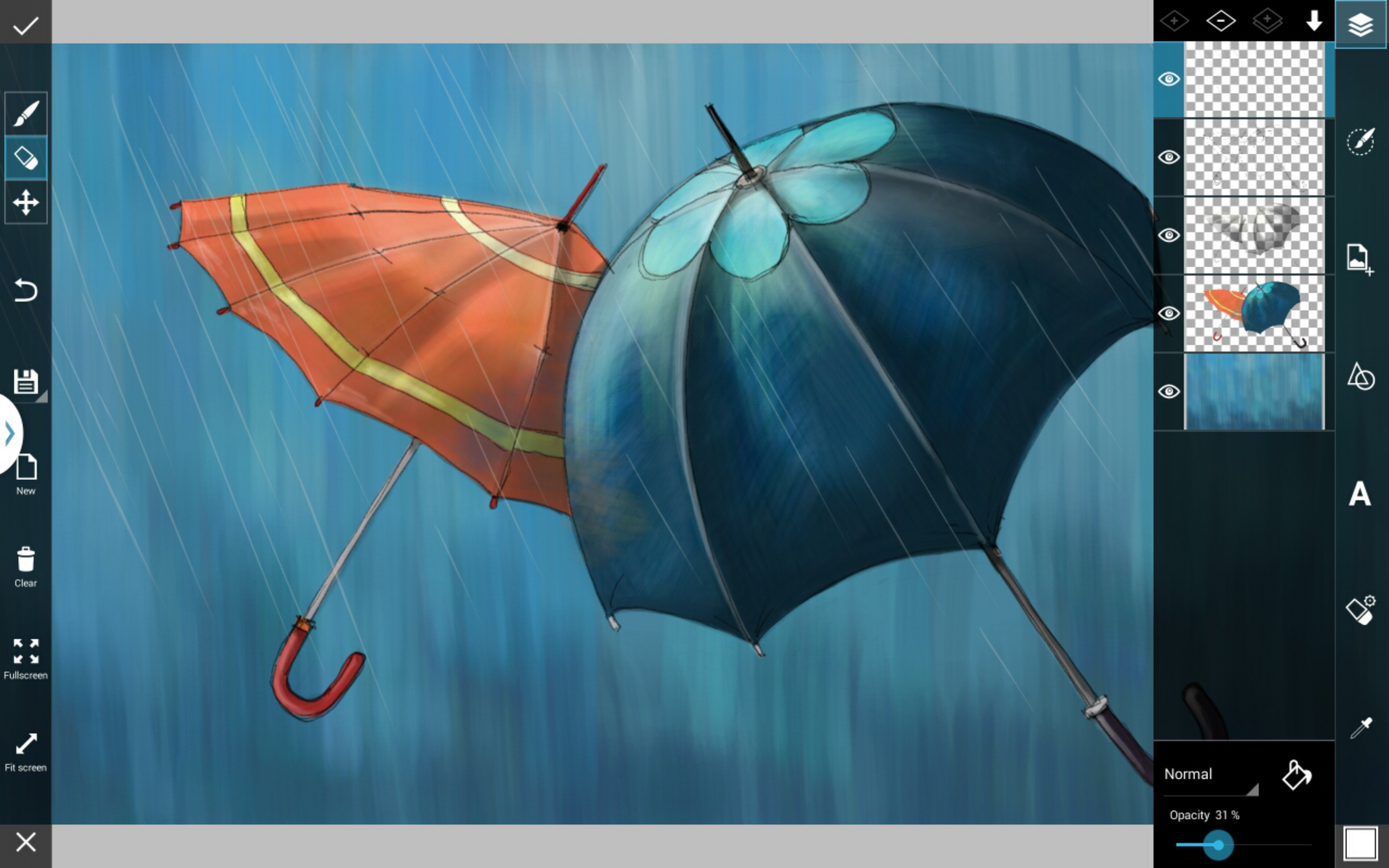 Step by Step Tutorial on How to Draw an Umbrella - Create Discover 