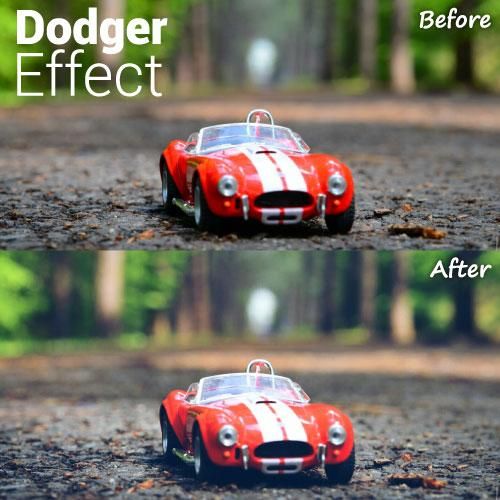 Dodger effect photo editing