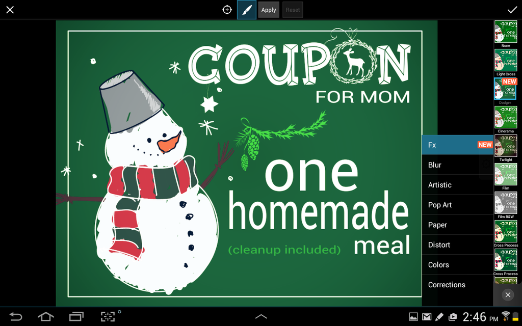 holiday coupon